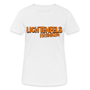 Lichtenfels - Frauen T-Shirt atmungsaktiv - Weiß - Vorne - AI Model Female 172 dark (172cm)