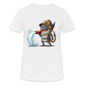 Sharp Safety - Women's Breathable T-Shirt - white - Front - AI Model Female 172 dark (172cm)