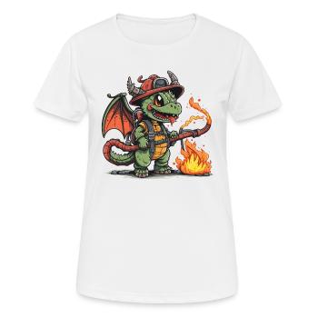 Dragons Breath - Women's Breathable T-Shirt - white - Front - AI Model Female 172 dark (172cm)