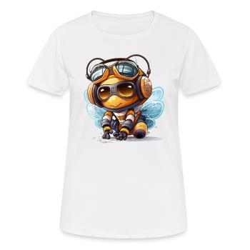 Summender Champion - Frauen T-Shirt atmungsaktiv - Weiß - Vorne - AI Model Female 172 dark (172cm)