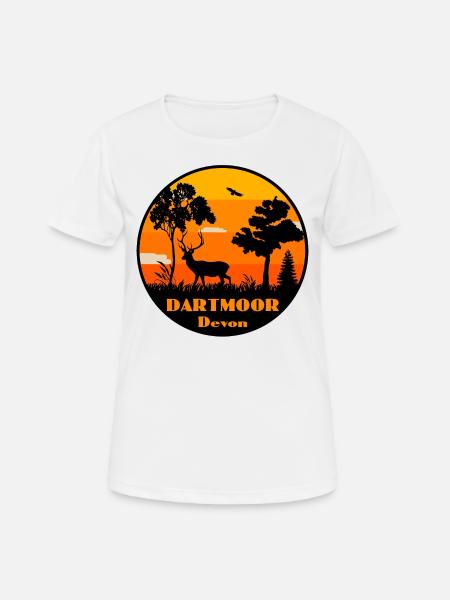 Dartmoor Devon - Women's Breathable T-Shirt - white