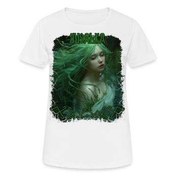 Rusalka Slavic Myhology Folklore Creature - Women's Breathable T-Shirt - white - Front - AI Model Female 172 dark (172cm)