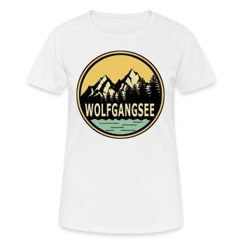 Lac Wolfgang - T-shirt respirant Femme - blanc - Devant - AI Model Female 172 dark (172cm)