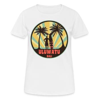 Uluwatu Surf Spot Bali - Women's Breathable T-Shirt - white - Front - AI Model Female 172 dark (172cm)