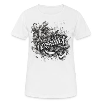 Berlin Köpenick Souvenir Cöpenick Barock-Blätter - Frauen T-Shirt atmungsaktiv - Weiß - Vorne - AI Model Female 172 dark (172cm)