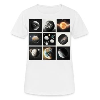 Jenseits des Gewöhnlichen: Eine Sammlung von Außerirdischen - Frauen T-Shirt atmungsaktiv - Weiß - Vorne - AI Model Female 172 dark (172cm)