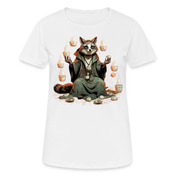 Le voyant charlatan - T-shirt respirant Femme - blanc - Devant - AI Model Female 172 dark (172cm)
