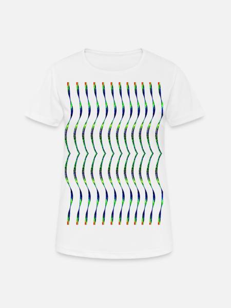 zigzag - Women's Breathable T-Shirt - white