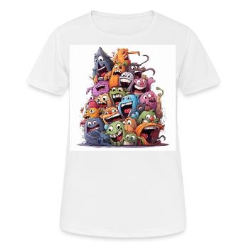 The Wacky Haunted House Builders - Women's Breathable T-Shirt - white - Front - AI Model Female 172 dark (172cm)