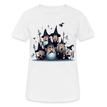 The Wacky Witch Academy - Women's Breathable T-Shirt - white - Front - AI Model Female 172 dark (172cm)