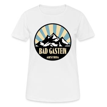 Bad Gastein - Women's Breathable T-Shirt - white - Front - AI Model Female 172 dark (172cm)