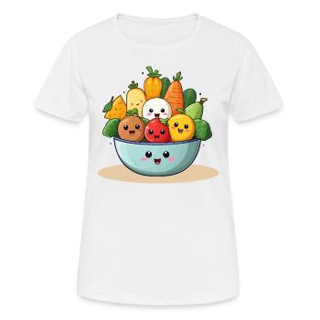 Natures Bounty - T-shirt respirant Femme - blanc - Devant - AI Model Female 172 dark (172cm)