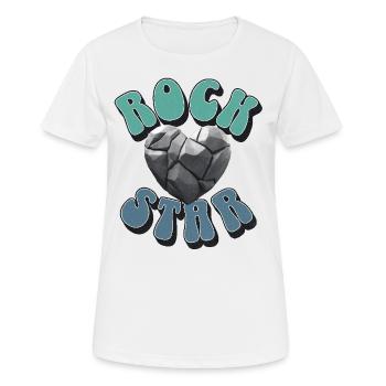 Stones - Women's Breathable T-Shirt - white - Front - AI Model Female 172 dark (172cm)