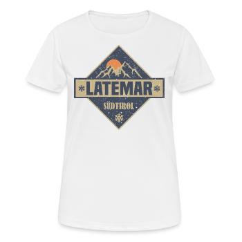 Retardataire - T-shirt respirant Femme - blanc - Devant - AI Model Female 172 dark (172cm)
