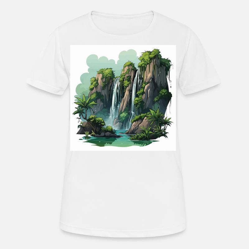 Natures Symphony - Women's Breathable T-Shirt - white