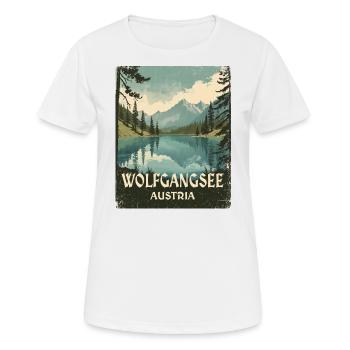 Lac Wolfgang - T-shirt respirant Femme - blanc - Devant - AI Model Female 172 dark (172cm)