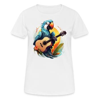 Mélodies tropicales - T-shirt respirant Femme - blanc - Devant - AI Model Female 172 dark (172cm)