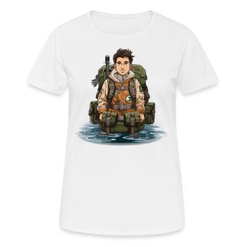 The Nature Journal - Women's Breathable T-Shirt - white - Front - AI Model Female 172 dark (172cm)