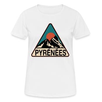 Pyrenaeen Pyrenees - Frauen T-Shirt atmungsaktiv - Weiß - Vorne - AI Model Female 172 dark (172cm)
