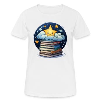 Himmlische Verse - Frauen T-Shirt atmungsaktiv - Weiß - Vorne - AI Model Female 172 dark (172cm)