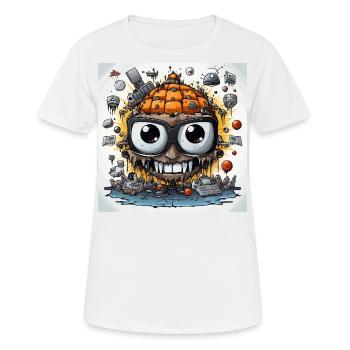 Dystopian Chronicles - Women's Breathable T-Shirt - white - Front - AI Model Female 172 dark (172cm)