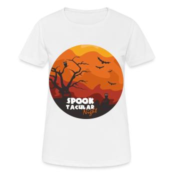 Halloween - Women's Breathable T-Shirt - white - Front - AI Model Female 172 dark (172cm)