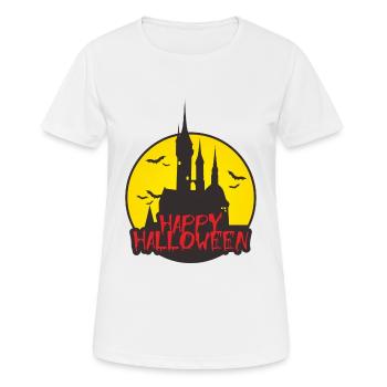 Happy Halloween - Women's Breathable T-Shirt - white - Front - AI Model Female 172 dark (172cm)