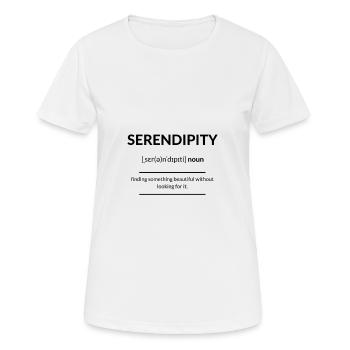 Serendipity (Entdeckung) 2k20 Edition - Frauen T-Shirt atmungsaktiv - Weiß - Vorne - AI Model Female 172 dark (172cm)