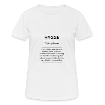 Hygge (convivialité) Édition 2k20 - T-shirt respirant Femme - blanc - Devant - AI Model Female 172 dark (172cm)