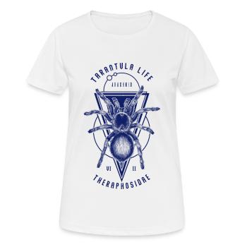 Tarentule Géométrique Indie Pet Spider Propriétaire Vintage - T-shirt respirant Femme - blanc - Devant - AI Model Female 172 dark (172cm)