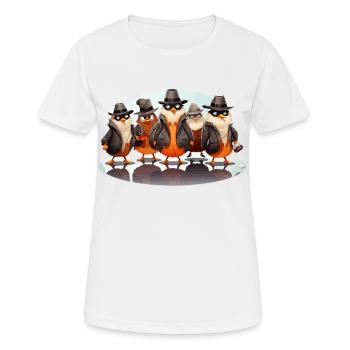 The Coffee Investigators - Women's Breathable T-Shirt - white - Front - AI Model Female 172 dark (172cm)