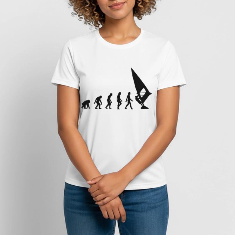 L évolution de la planche à voile T-shirt respirant Femme