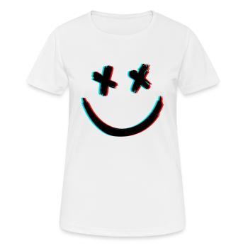 DEAD SMILE 3D - Women's Breathable T-Shirt - white - Front - AI Model Female 172 dark (172cm)