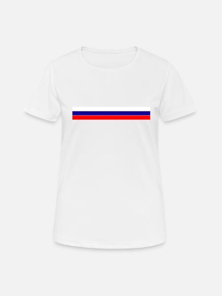 Russie - T-shirt respirant Femme - blanc