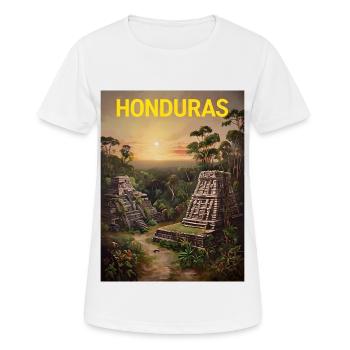 Honduras Stolz Herkunft Geschenk - Frauen T-Shirt atmungsaktiv - Weiß - Vorne - AI Model Female 172 dark (172cm)