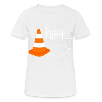 Slalom pylônes Puhh racing Motorsport - T-shirt respirant Femme - blanc - Devant - AI Model Female 172 dark (172cm)