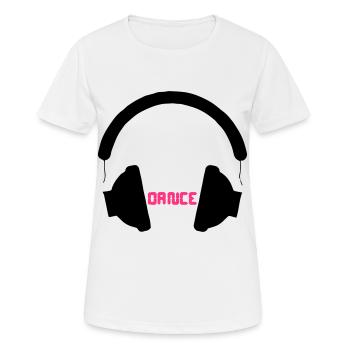Dance - T-shirt respirant Femme - blanc - Devant - AI Model Female 172 dark (172cm)