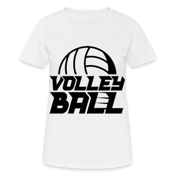 Volleyball Beach Volleyballspieler Volleyballer - Frauen T-Shirt atmungsaktiv - Weiß - Vorne - AI Model Female 172 dark (172cm)