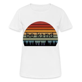 freundlich sein - Frauen T-Shirt atmungsaktiv - Weiß - Vorne - AI Model Female 172 dark (172cm)