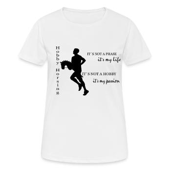 Hobby Horsing 6 - Frauen T-Shirt atmungsaktiv - Weiß - Vorne - AI Model Female 172 dark (172cm)