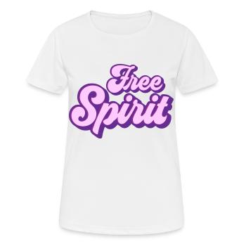 libre - T-shirt respirant Femme - blanc - Devant - AI Model Female 172 dark (172cm)