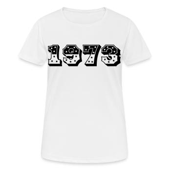 1973 Année de naissance Idée cadeau - T-shirt respirant Femme - blanc - Devant - AI Model Female 172 dark (172cm)