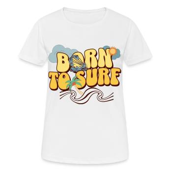 Kitesurf Kitesurfer Kiteboard - T-shirt respirant Femme - blanc - Devant - AI Model Female 172 dark (172cm)