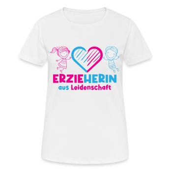 Kindergarten Kindergarten Profession Kindergarten Teacher - Women's Breathable T-Shirt - white - Front - AI Model Female 172 dark (172cm)