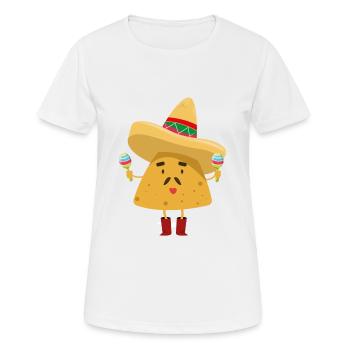 Nacho T-Shirt - Women's Breathable T-Shirt - white - Front - AI Model Female 172 dark (172cm)