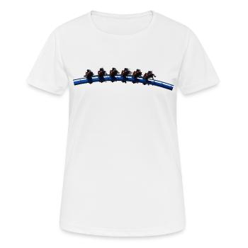 Fenix au Max! - T-shirt respirant Femme - blanc - Devant - AI Model Female 172 dark (172cm)
