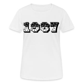 1987 Year of birth Gift idea - Women's Breathable T-Shirt - white - Front - AI Model Female 172 dark (172cm)