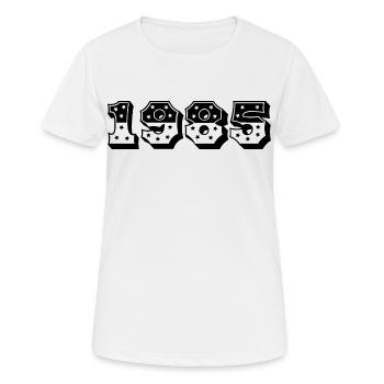 1985 Année de naissance Idée cadeau - T-shirt respirant Femme - blanc - Devant - AI Model Female 172 dark (172cm)