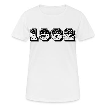 1982 Année de naissance Don - T-shirt respirant Femme - blanc - Devant - AI Model Female 172 dark (172cm)