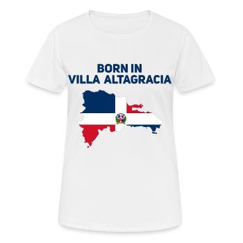 Villa Altagracia République dominicaine - T-shirt respirant Femme - blanc - Devant - AI Model Female 172 dark (172cm)